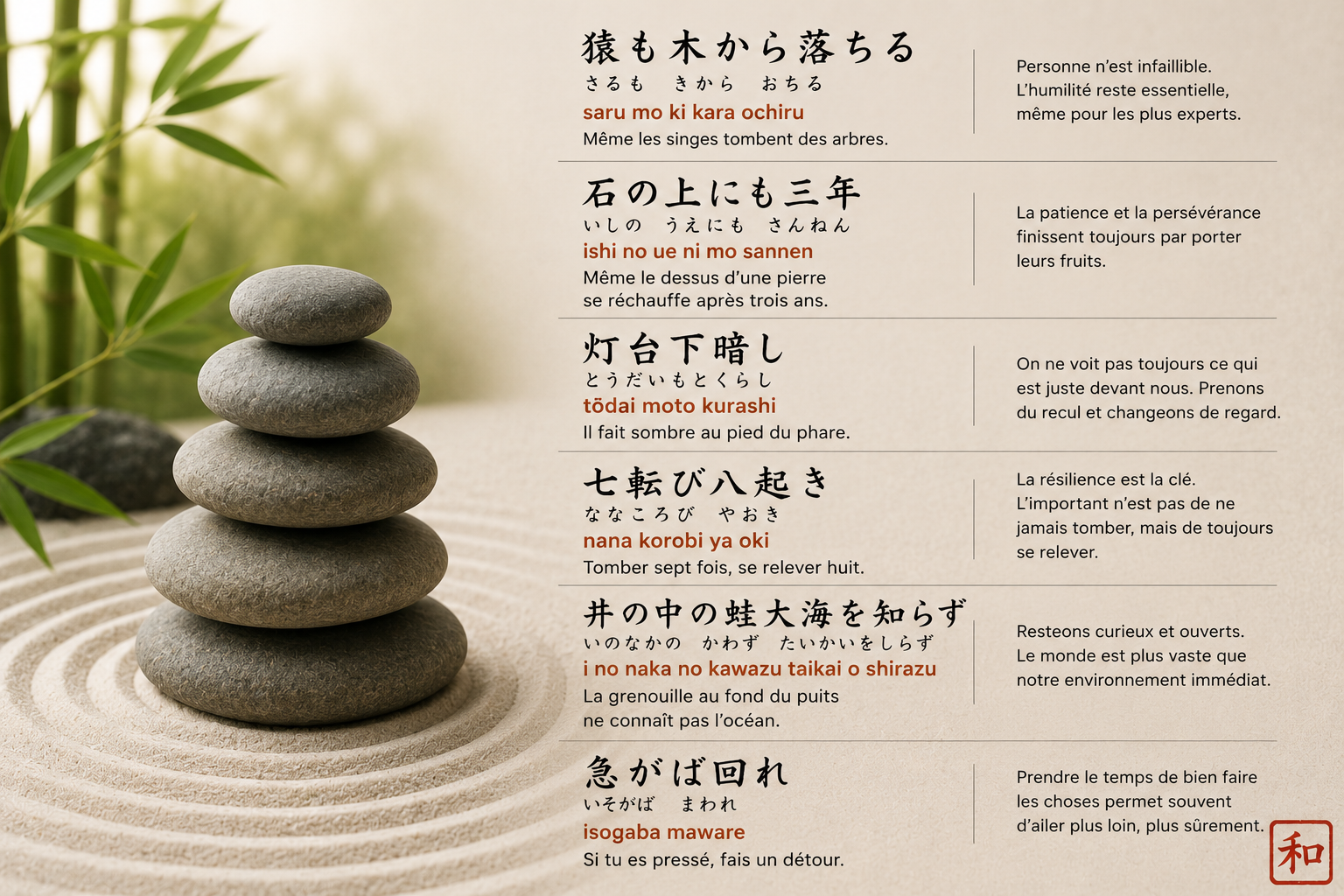 Ce que les expressions japonaises peuvent nous apprendre sur le monde du travail